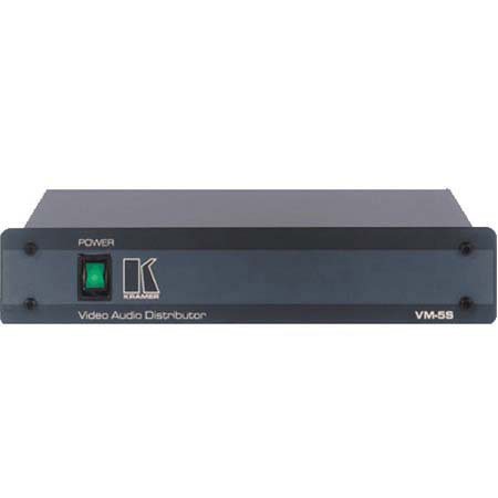 Kramer Electronics Kramer Vm-5s Desktop 1:5 Cv Sdi Audio Stereo da with ac/dc coupling, half 19" width, 350 mhz