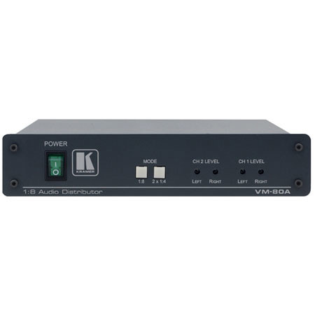 Kramer VM80A 1:8 Stereo Audio Distribution Amplifi