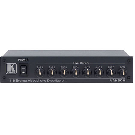 Kramer Electronics VM-80HP 1:8 Headphone Amplifier