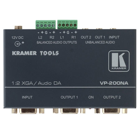 Kramer VP200NA 1:2 Video/Audio Distribution Amplifier