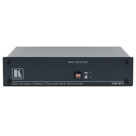 Kramer VS-21 2x1 3-Channel Audio and Video Switche
