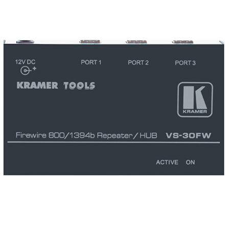 Kramer VS-30FW 3-Port Firewire 800 Repeater / Hub