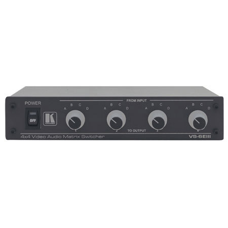 Kramer VS6EIII 4x4 Video/Audio Stereo Matrix Switc