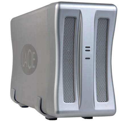 LaCie 2Big Triple, 1.5 TB 2-disk RAID with FireWire 800, FireWire 400 & Hi-Speed USB 2.0 Interfaces, for Mac & Windows.