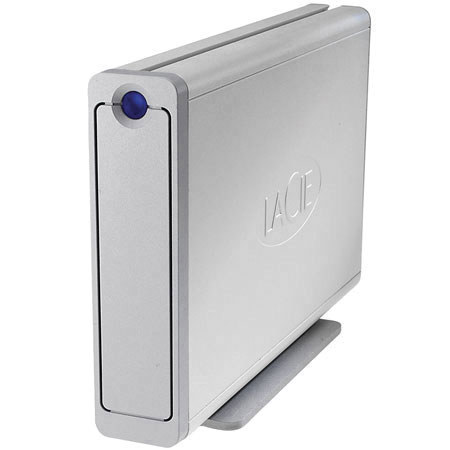 LaCie Big Disk 1 TB Hard Drive with USB 2.0 Interface, for Mac & Windows, d2 Design.