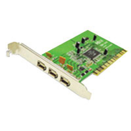 LaCie Firewire 400 PCI Card w/3 Outlets for Mac & Win