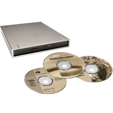 LaCie aCie Slim DVD+-RW 8x Desktop DV/CD Recorder / Player, Double Layer, Toast 7 Titanium, with LightScribe, FireWire Interface for Mac, Design by F.A. Porsche