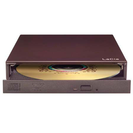 LaCie 301230U Portable 8x DVD±RW with LightScribe