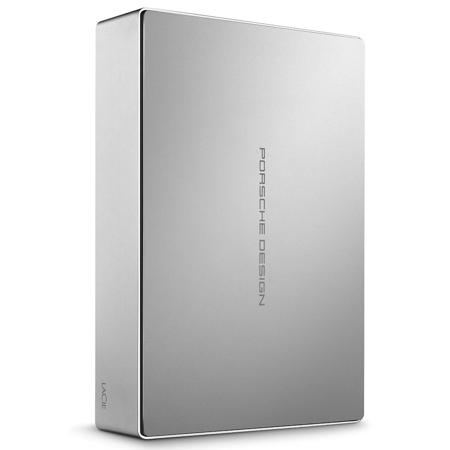 LaCie STFE5000101 5TB USB 3.1 Porsche Design Desktop Drive, Silver