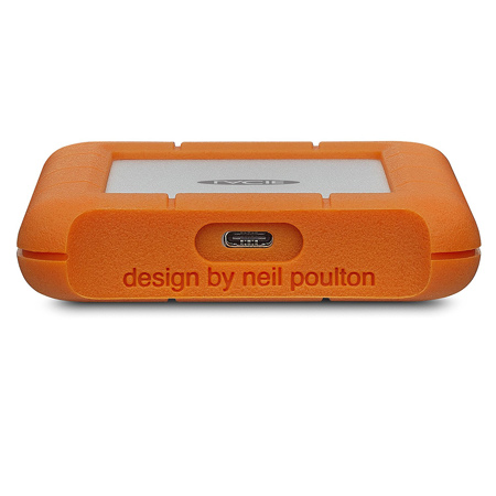 LaCie Rugged USB-C 3.0 2TB External Hard Drive STFR2000800