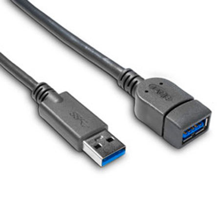 LaCie 130986 USB 3.0 A Male to A Female Cable, Grey