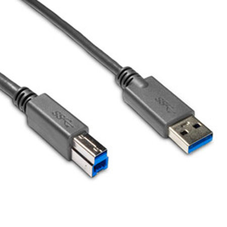 LaCie 131100 USB 3.0 A Male to B Male Cable, 1.2m, Grey