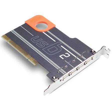 LaCie 130813 USB 2.0 PCI Card, Transfer Up to 480MB/s