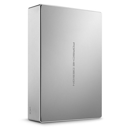 LaCie Porsche Design 6TB USB-C External Desktop Hard Drive, Silver