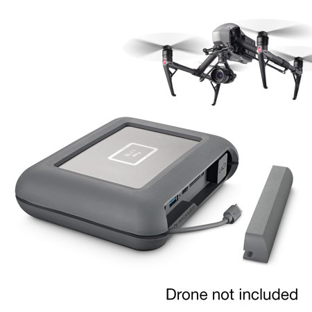 LaCie LaCie DJI Copilot BOSS Computer-Free In-Field Direct Backup and Power Bank with SD Reader, 2TB