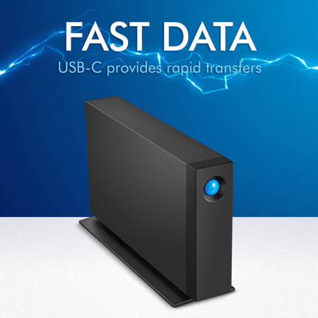 LaCie d2 Professional 14TB USB 3.1 Type C External Desktop Drive