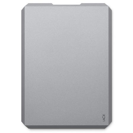 LaCie Mobile 4TB USB 3.2 Gen 1 Type-C Portable External Hard Drive, Space Gray