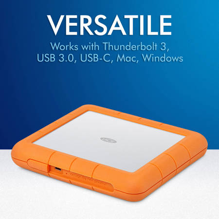 LaCie 8TB Rugged RAID Shuttle USB-C & USB 3.0 All-Terrain