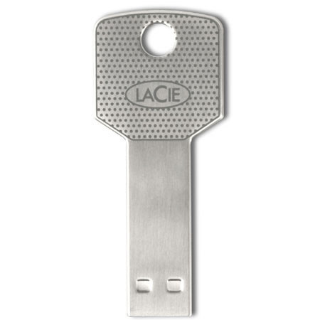 LaCie 130869 iamaKey 4GB USB Flash Drive, Key Design