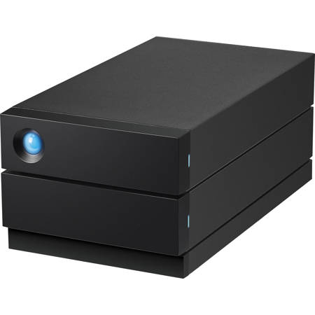 LaCie 2big 28TB 2-Bay USB 3.1 Type-C RAID Hard Drive Array, 490MB/s Read