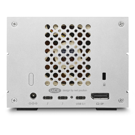 LaCie 2big Dock Thunderbolt 3 12TB (2x 6TB) Dual-Disk RAID Drive