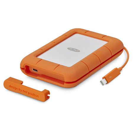 LaCie 4TB Rugged Thunderbolt & USB-C Mobile External Hard Drive