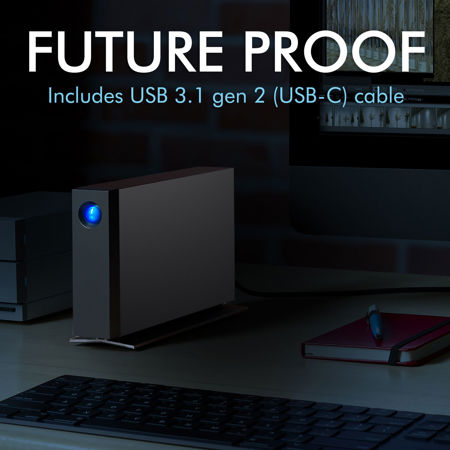 LaCie d2 Professional 24TB USB-C 3.2 Gen 2 External Hard Drive
