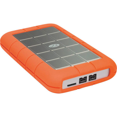 LaCie 1TB Rugged Triple Interface USB 3.0 Portable Hard Drive, 5400 RPM