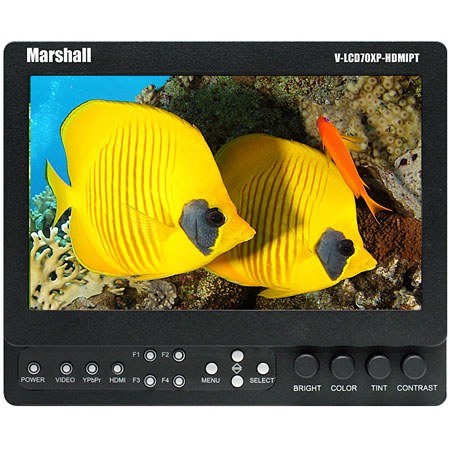 Marshall 7in On Camera LCD Monitor, Canon Mount