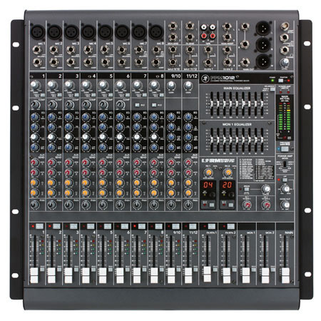 Mackie 12-Channel Powered Desktop Mixer with Effec