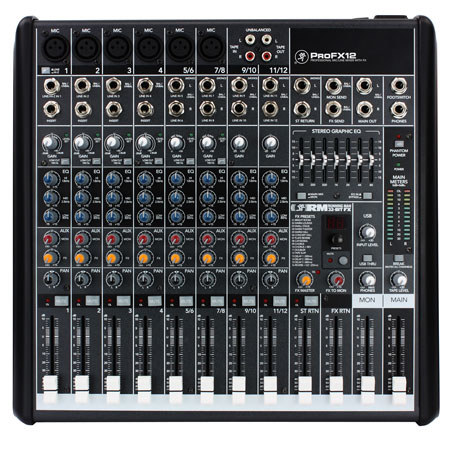 Mackie ProFX12 12-channel Compact Effects Mixer
