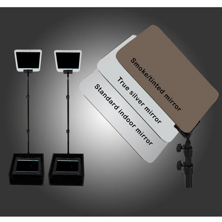 Mirror Image Dual 15" LCD Outdoor Speechprompter