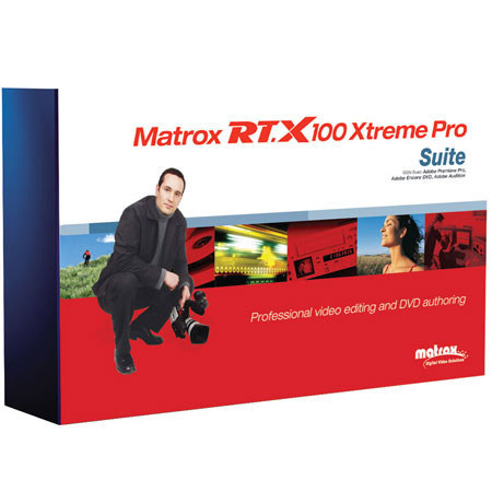 Matrox RTX-100 Xtreme Pro Collection, with Matrox RT.X100 Xtreme Hardware, Matrox X.tools Software, Adobe Video Collection Standard - Adobe Premiere Pro, Adobe Encore DVD, Adobe Audition & Adobe After Effects, Windows