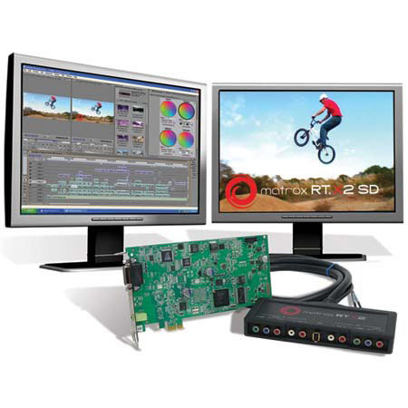 Matrox RT.X2 SD Professional Realtime Editing Card for Windows #RTX2SDNAC