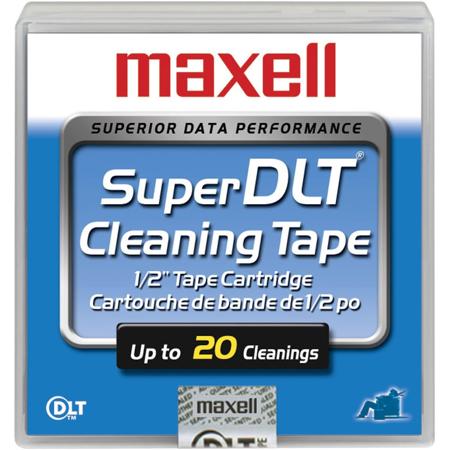 Maxell SDLT Cleaning Tape Cartridge, 20 Cleanings