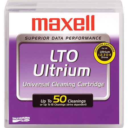 Maxell LTO Ultrium Universal Cleaning Cartridge for LTO-1/2/3/4 & 5 Tape Drives