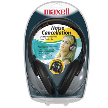 Maxell HP/NC-II Noise Cancellation Headphones