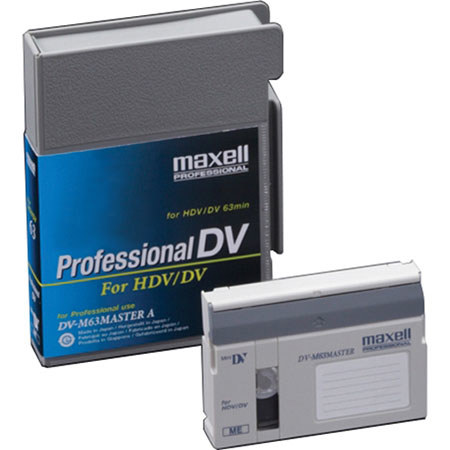 Maxell DV-M48 Pro Master HDV Videotape 48 min,Hard Case