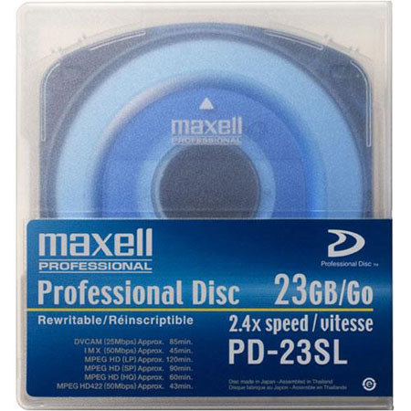 Maxell PD-23SL XDCAM 23GB Professional HDD Recording