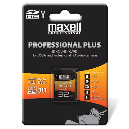 Maxell 32GB Class 10 SDHC Memory Card