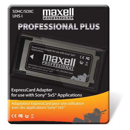 Maxell SDHC/SDXC UHS-I Expresscard Adapter For Use With SONY® SXS Applications