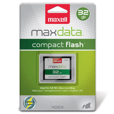 Maxell 32GB CompactFlash 400x Flash Memory Card