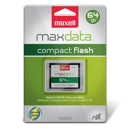 Maxell 64GB CompactFlash 400x Flash Memory Card