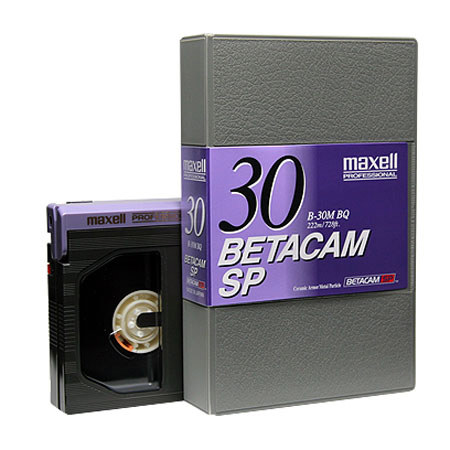 Maxell Maxel B-30MSP Betacam SP Video Tape 30 minute, Small