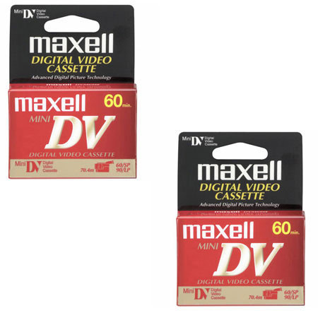 Maxel DVC60 Mini DV Tape 2 Pack