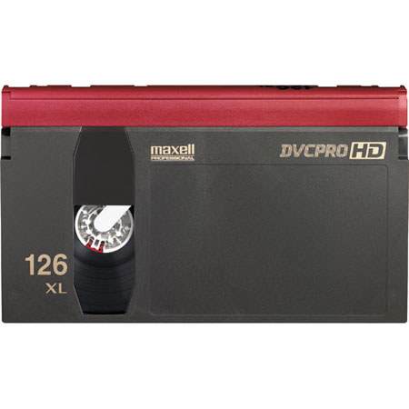Maxell DVPHD-126EXL DVCPro HD Video Tape, 126 min,Large