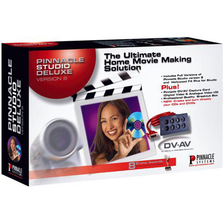 Pinnacle Studio Deluxe AV/DV Editing System with Studio 8 & Express Software