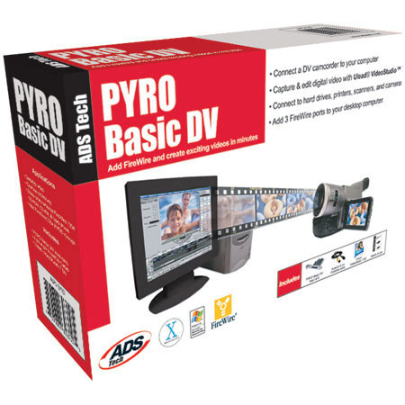 ADS Tech Pyro Basic DV Card for Mac and Windows.