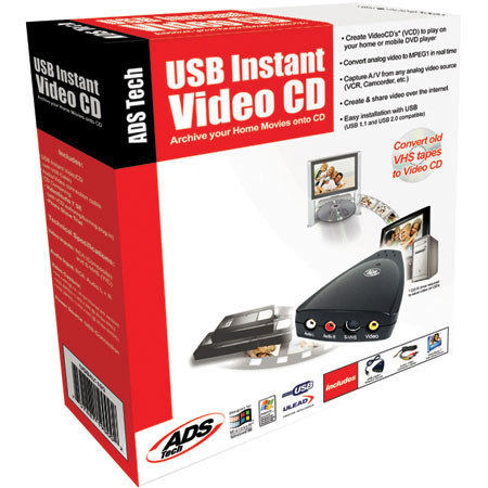 ADS Tech Pyro USB Instant Video CD, for Windows.