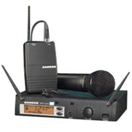 Samson Micro 32 Channel Wireless System with H32 Handheld Transmitter and Samson QMIC Hypercardiod Mic